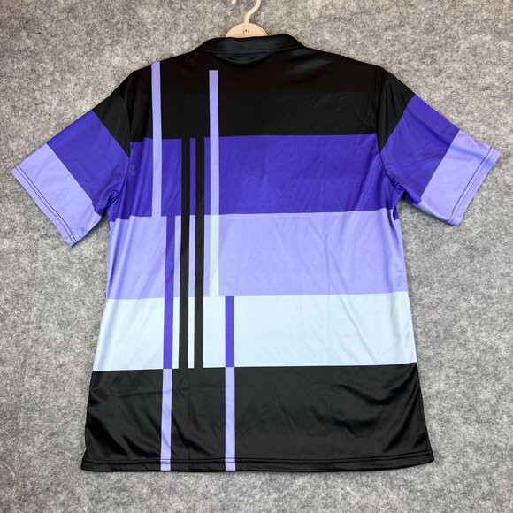 Set Of 3 Mens XXL Colorblock Polo Shirts SS 3 Button Collars Golf Casual Travel - Picture 7 of 16